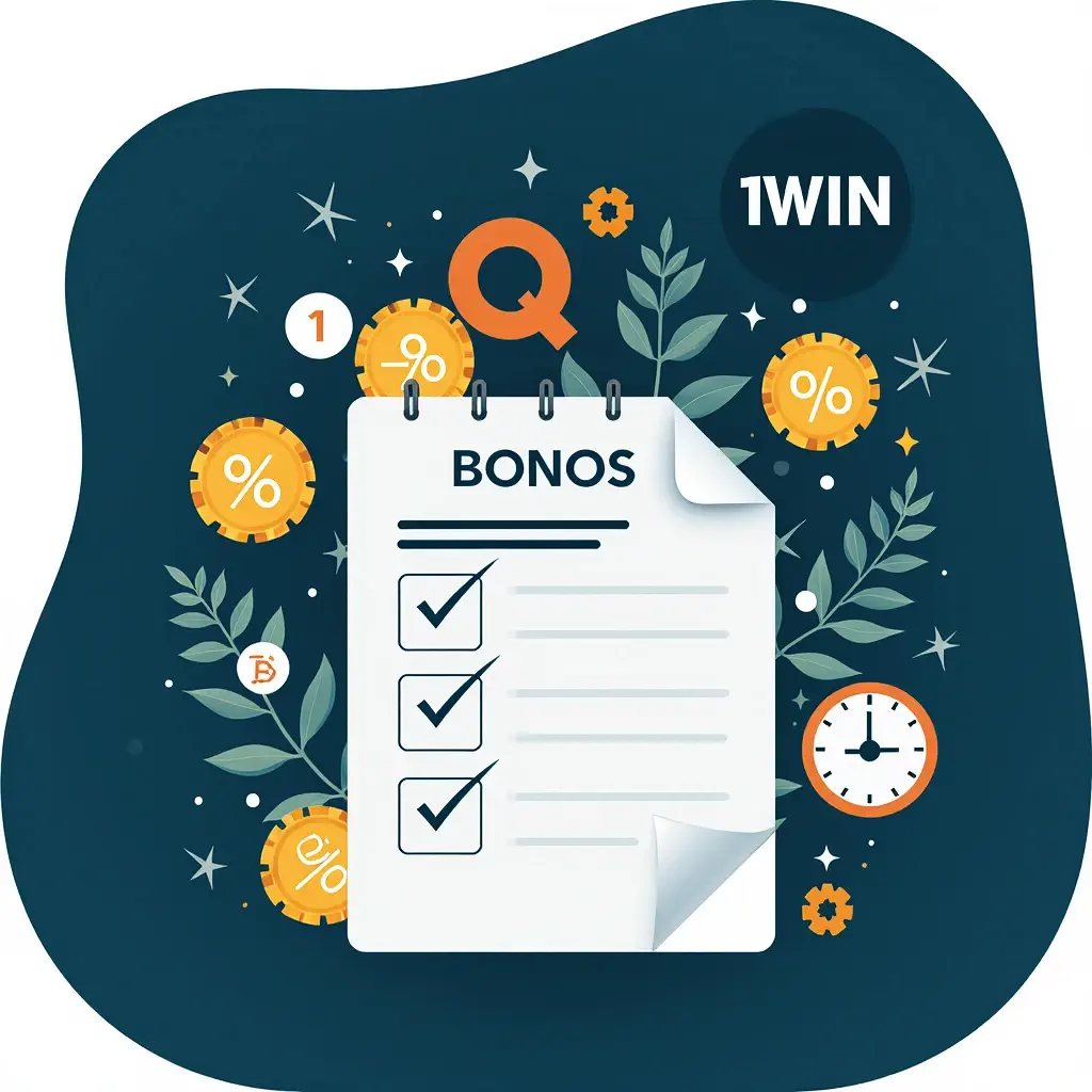Requisitos de apuesta por bonos en 1Win: deportes 5×, casino 30–40×, plazo 30 días